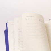 Detail of weekly diary calendar