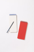 Ring notepad - red