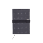  Black fabric cover with dots
