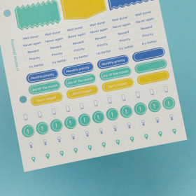 Have fun planning stickers - english