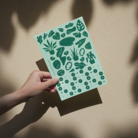 Green fingers stickers