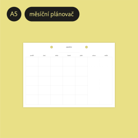 Monthly planner A5 Planoo