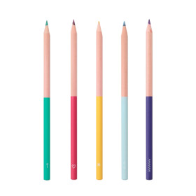 ‘Topless’ coloured pencils - set