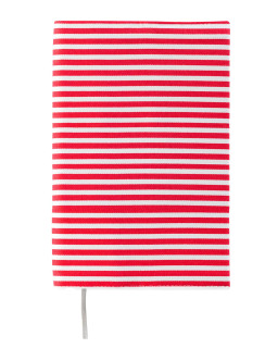 Book cover S - red stripes