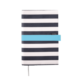 Travel Diary - blue stripes 1