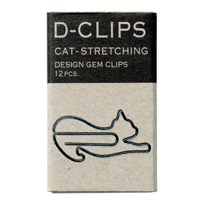 Midori mini paper clips - cat