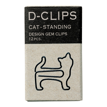 Midori mini paper clips - cat