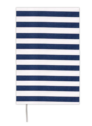 Book cover S - blue stripes