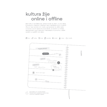 Samolepky Kultura žije online i offline!