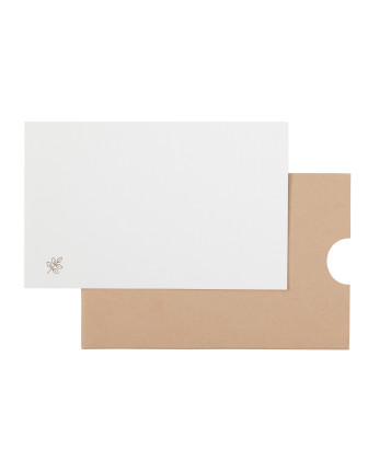 Compliment card with paper case – twig