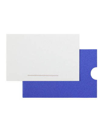 Compliment slips with paper wallet – scallops